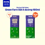 Thùng 48 Hộp Sữa Tươi Tiệt Trùng Vinamilk Green Farm Rất ít đường 180ml - Ảnh 2